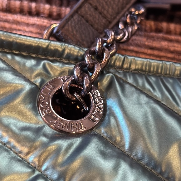 Think Royin Genevieve Lady Shoulder Bag Pearl Emerald Bag - Picture 6 of 9